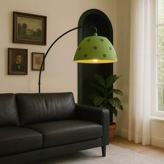 Playful Arc Floor Lamp-Neutral Decor