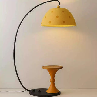 Playful Arc Floor Lamp-Neutral Decor