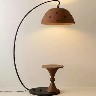 Playful Arc Floor Lamp-Neutral Decor