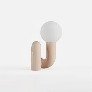 Soreeon Lampe de Table Forme N Ludique Tout Blanc