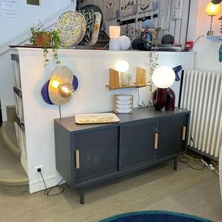 Soreeon Lampe de Table Forme N Ludique Tout Blanc