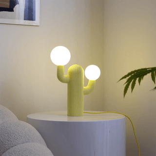 Playline Cactus Table Lamp-Neutral Decor
