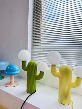 Playline Cactus Table Lamp-Neutral Decor