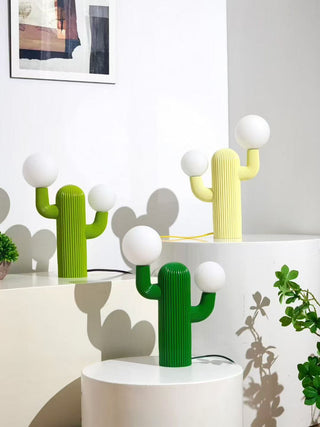 Playline Cactus Table Lamp-Neutral Decor
