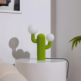 Playline Cactus Table Lamp-Neutral Decor