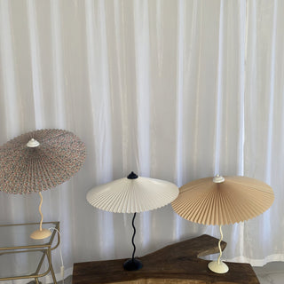 Krenis Lampe de Table en Tissu Artistique Contemporain