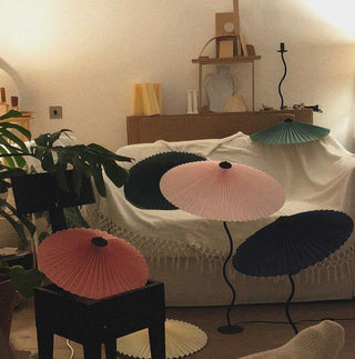 Krenis Lampe de Table en Tissu Artistique Contemporain