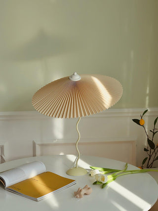 Krenis Lampe de Table en Tissu Artistique Contemporain