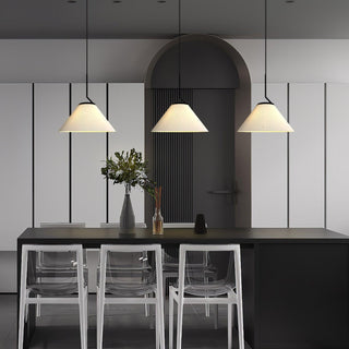 Zoravine Plissé Tissu Suspension Lumière