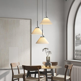 Zoravine Plissé Tissu Suspension Lumière