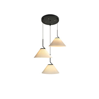 Zoravine Plissé Tissu Suspension Lumière