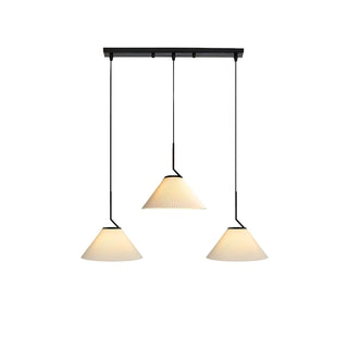 Zoravine Plissé Tissu Suspension Lumière