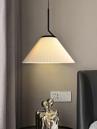 Zoravine Plissé Tissu Suspension Lumière
