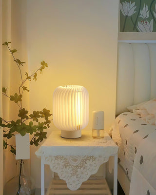 Thal Lampe de Table Organique Plissée
