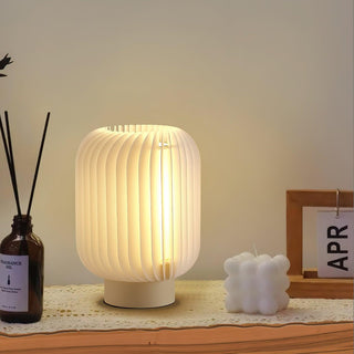 Thal Lampe de Table Organique Plissée