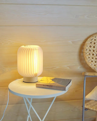 Thal Lampe de Table Organique Plissée