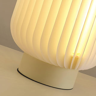 Thal Lampe de Table Organique Plissée