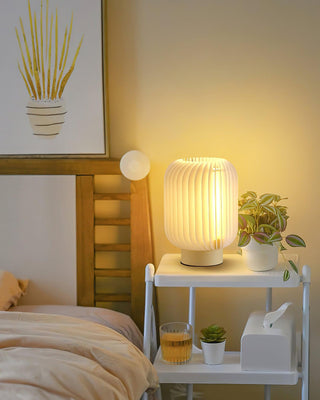 Thal Lampe de Table Organique Plissée