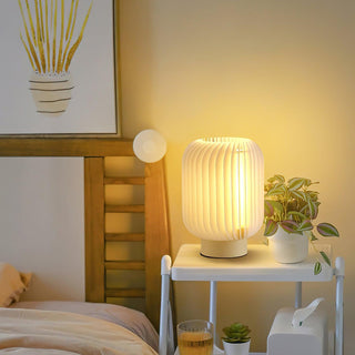 Thal Lampe de Table Organique Plissée