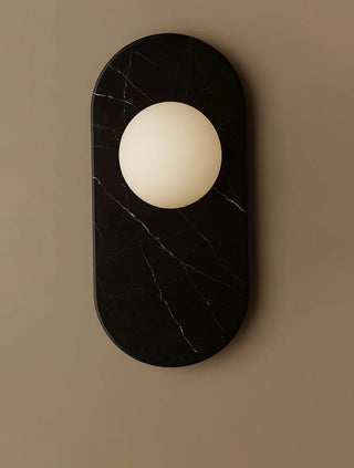 Plinto Marble Wall Sconce-Neutral Decor