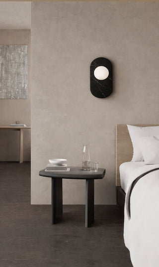 Plinto Marble Wall Sconce-Neutral Decor