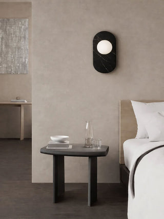 Plinto Marble Wall Sconce-Neutral Decor