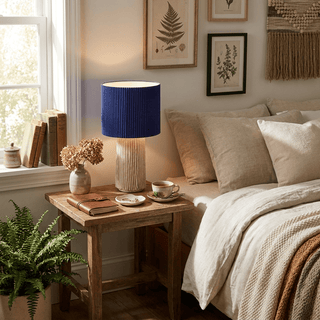 Plissa Pleated Table Lamp-Neutral Decor