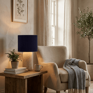 Plissa Pleated Table Lamp-Neutral Decor