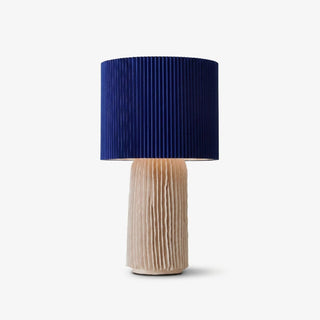 Plissa Pleated Table Lamp-Neutral Decor