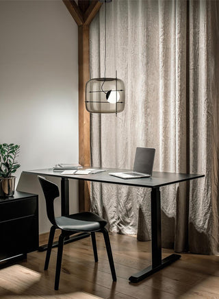 Lune Suspension en Verre Contemporaine