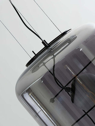 Lune Suspension en Verre Contemporaine