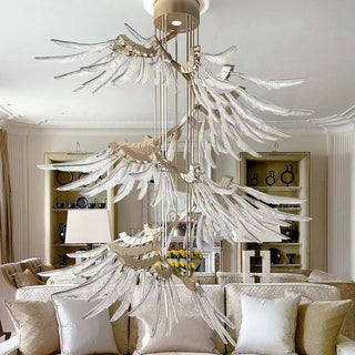 Plumage Ascent Chandelier-Neutral Decor