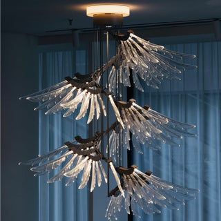 Plumage Ascent Chandelier-Neutral Decor