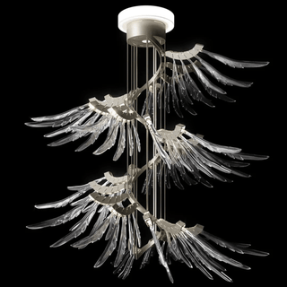 Plumage Ascent Chandelier-Neutral Decor