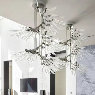 Plumage Ascent Chandelier-Neutral Decor