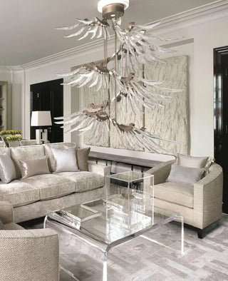 Plumage Ascent Chandelier-Neutral Decor