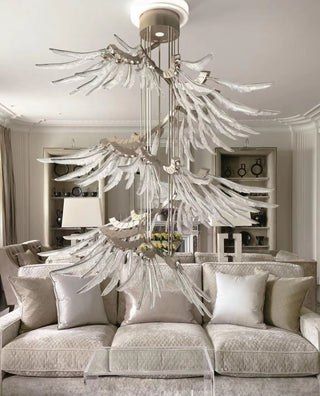 Plumage Ascent Chandelier-Neutral Decor