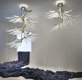 Plumage Ascent Chandelier-Neutral Decor