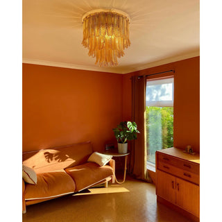 Vosolara Plafonnier Laiton Verre Luxe-Luire