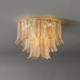 Vosolara Plafonnier Laiton Verre Luxe-Luire