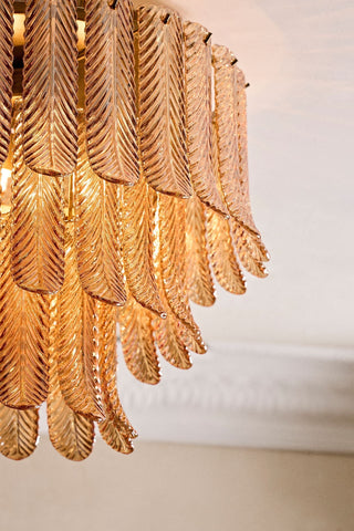 Vosolara Plafonnier Laiton Verre Luxe-Luire