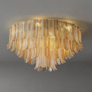 Vosolara Plafonnier Laiton Verre Luxe-Luire