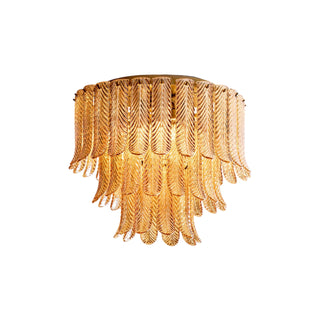 Vosolara Plafonnier Laiton Verre Luxe-Luire