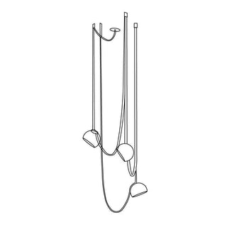 Cog Suspension Moderne Minimaliste en Cuir