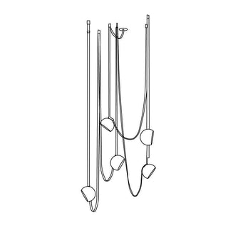Cog Suspension Moderne Minimaliste en Cuir