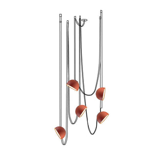 Cog Suspension Moderne Minimaliste en Cuir