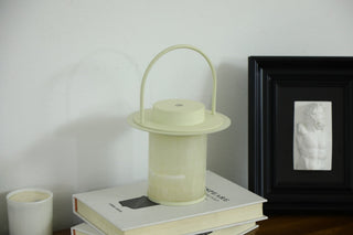 Pod Portable Rechargeable Alabaster Table Lamp-Neutral Decor