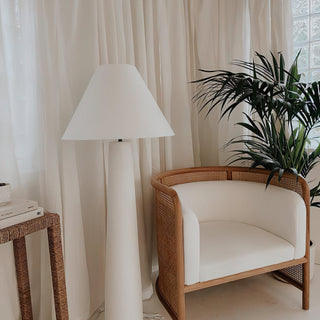 Columnil Lampadaire blanc