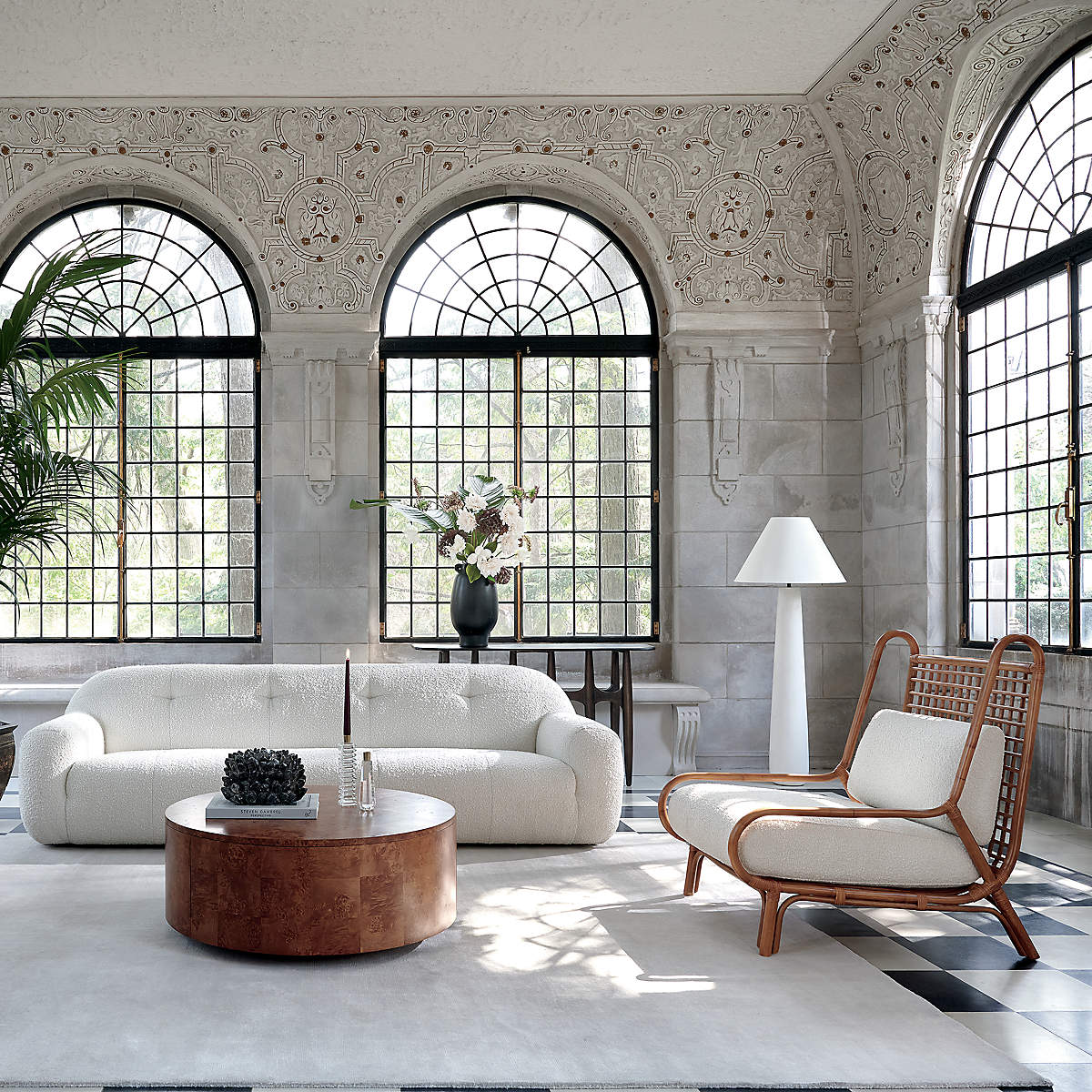 Columnil Lampadaire blanc