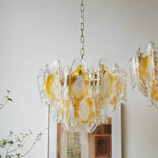 Zecaryra Lustre en Verre Luxe Postmoderne